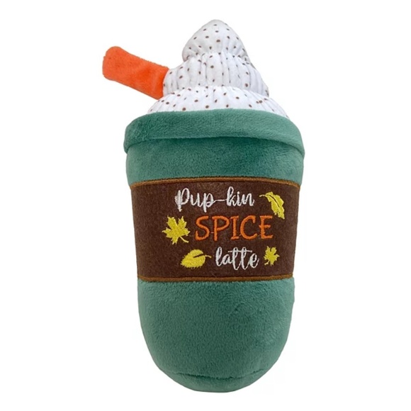 NWT! Cute Pumpkin Spice Dog Toy! - Picture 2 of 7